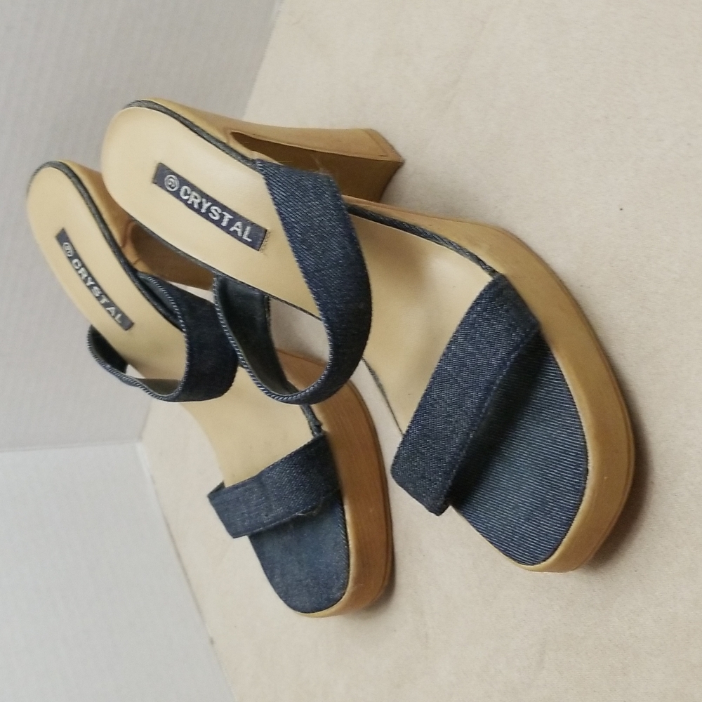 Crystal Jean Platform Heel